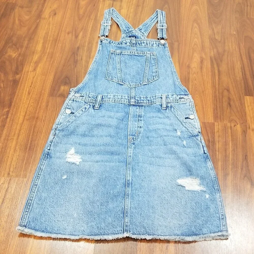 Girls' Gap Denim Skirtall, Size XXL (14/16), EUC - Picture 4 of 13